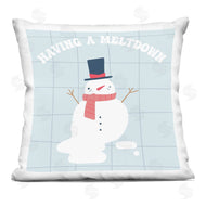 Stupell Studio | Having A Meltdown Funny Snowman