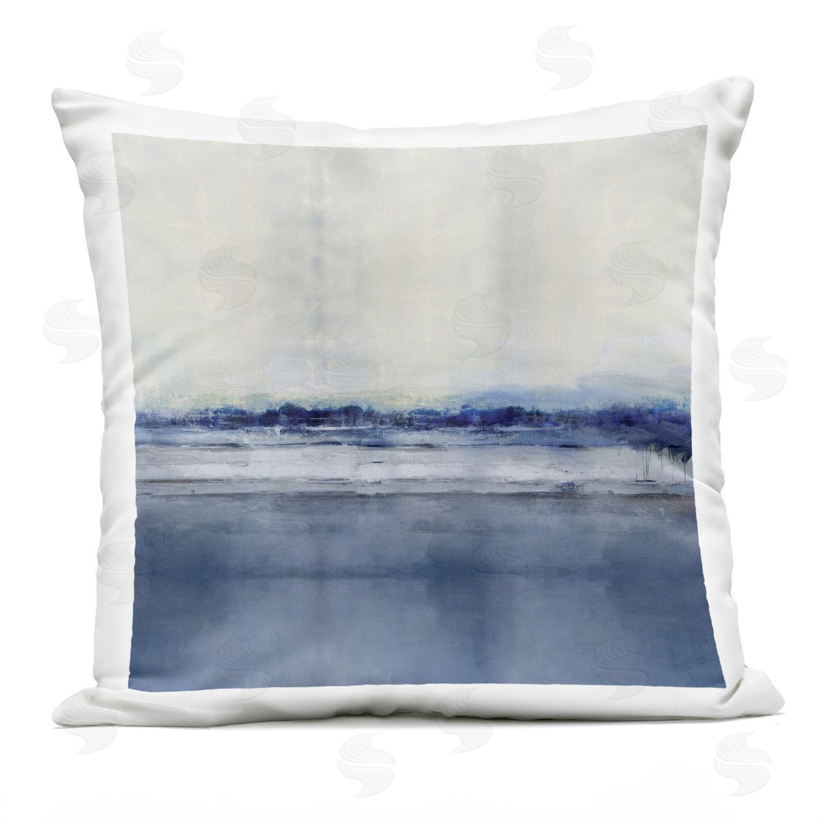 Abstract Ocean Atmosphere Outdoor Printed Pillow, Home Decor by Rachel Springer