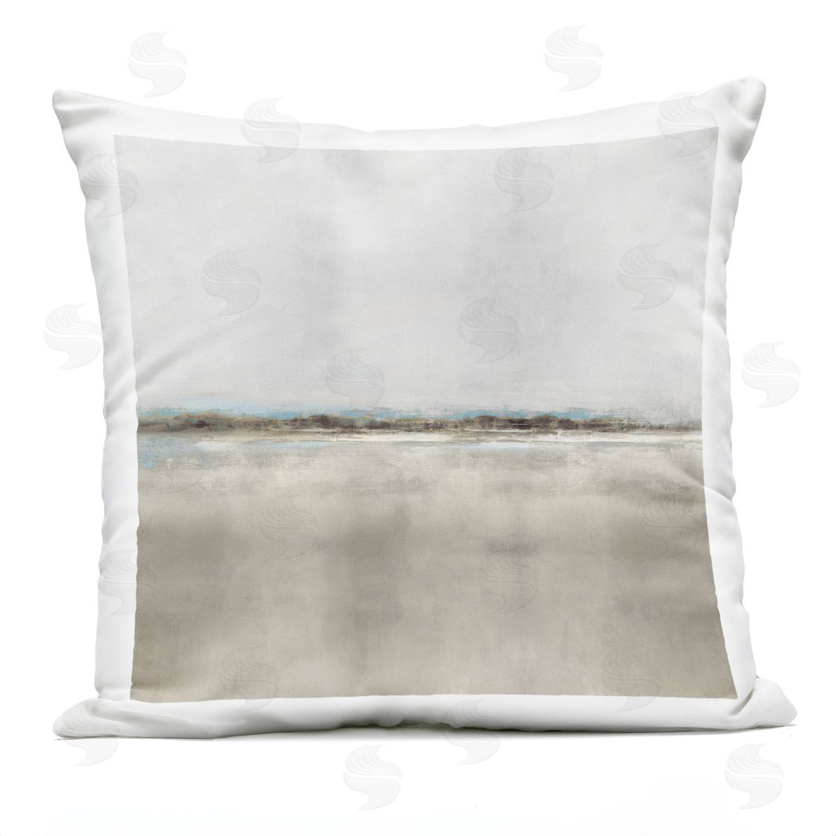 Abstract Landscape Gradient Outdoor Printed Pillow, Home Decor by Rachel Springer