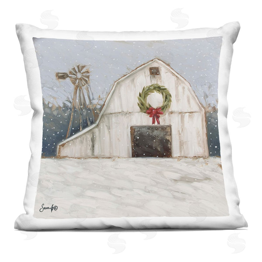 Sara G. Designs | Snowy Country Barn Holiday