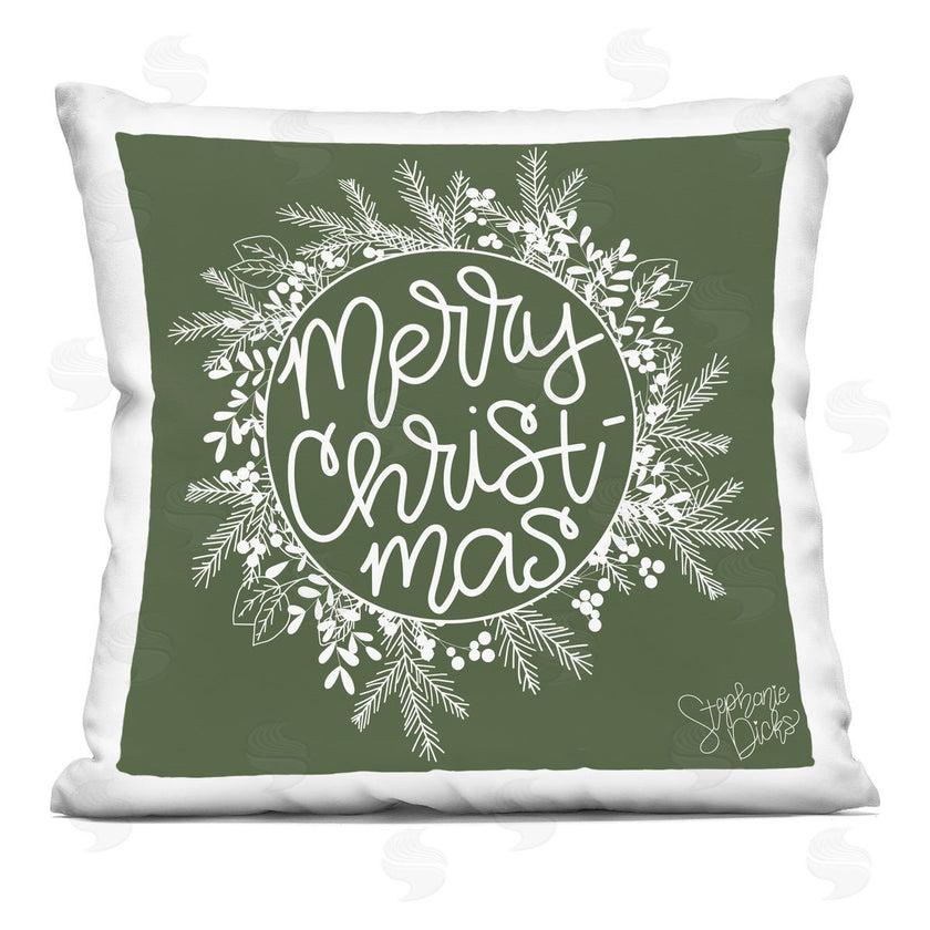 Stephanie Dicks | Merry Christmas Holiday Herb Wreath
