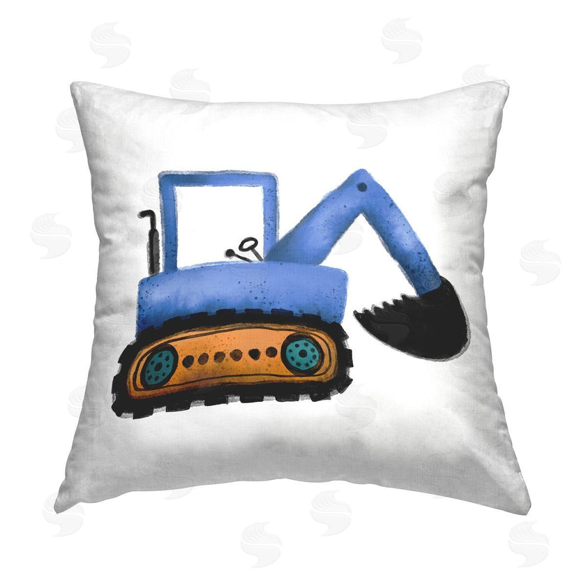 Elizabeth Medley | Blue Construction Excavator Vehicle