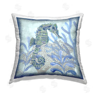 Erica Christopher | Blue Coral Seahorse Underwater