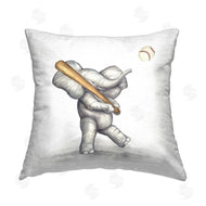 Ziwei Li | Elephant Baseball Player Fun Animal