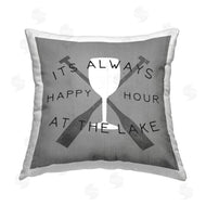 Stupell Studio | Happy Hour At Lake Wine Glass