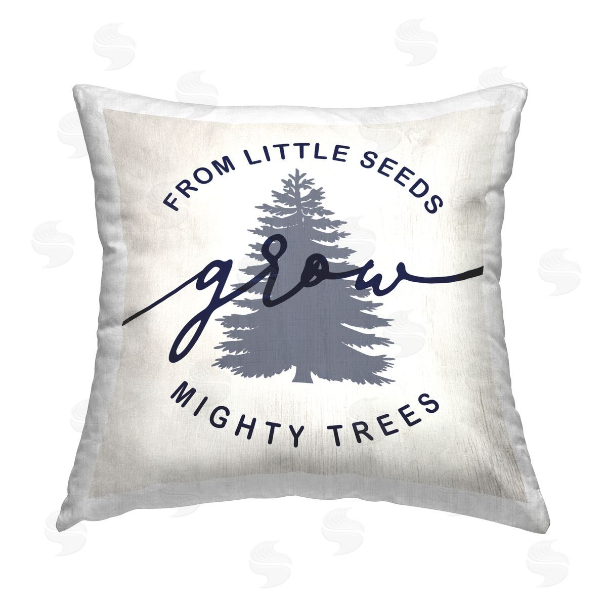 Little Seeds Mighty Trees Decorative Printed Pillow, Home Decor by Stupell Studio