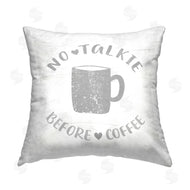 Stupell Studio | No Talkie Before Coffee Funny