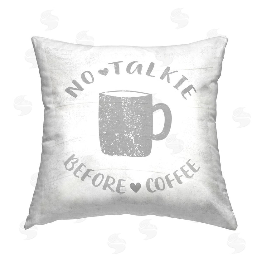 Stupell Studio | No Talkie Before Coffee Funny