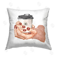 Ziwei Li | Trendy Fashion Holding Coffee Cup