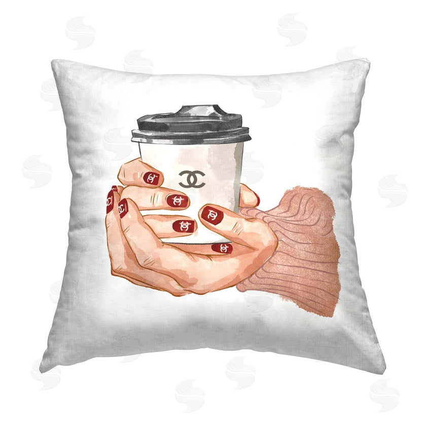 Ziwei Li | Trendy Fashion Holding Coffee Cup