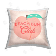 Stupell Studio | Beach Bum Club Pastel Peach