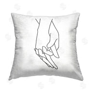 Lettered and Lined | Romantic Holding Hands Outline