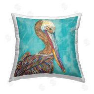 Lisa Morales | Abstract Pelican Bird Collage