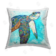 Lisa Morales | Abstract Mosaic Sea Turtle