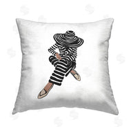 Amelia Noyes | Fashionable Stripes Pattern Woman