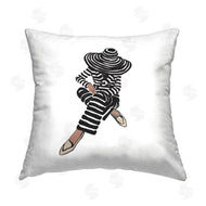 Amelia Noyes | Fashionable Stripes Pattern Woman