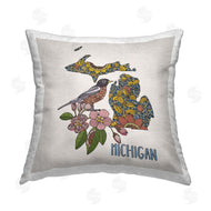 Valentina Harper | Michigan State Bird Flower Patterns
