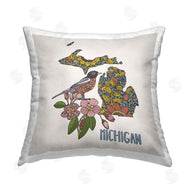 Valentina Harper | Michigan State Bird Flower Patterns