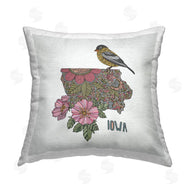 Valentina Harper | Iowa State Bird & Flower Patterned