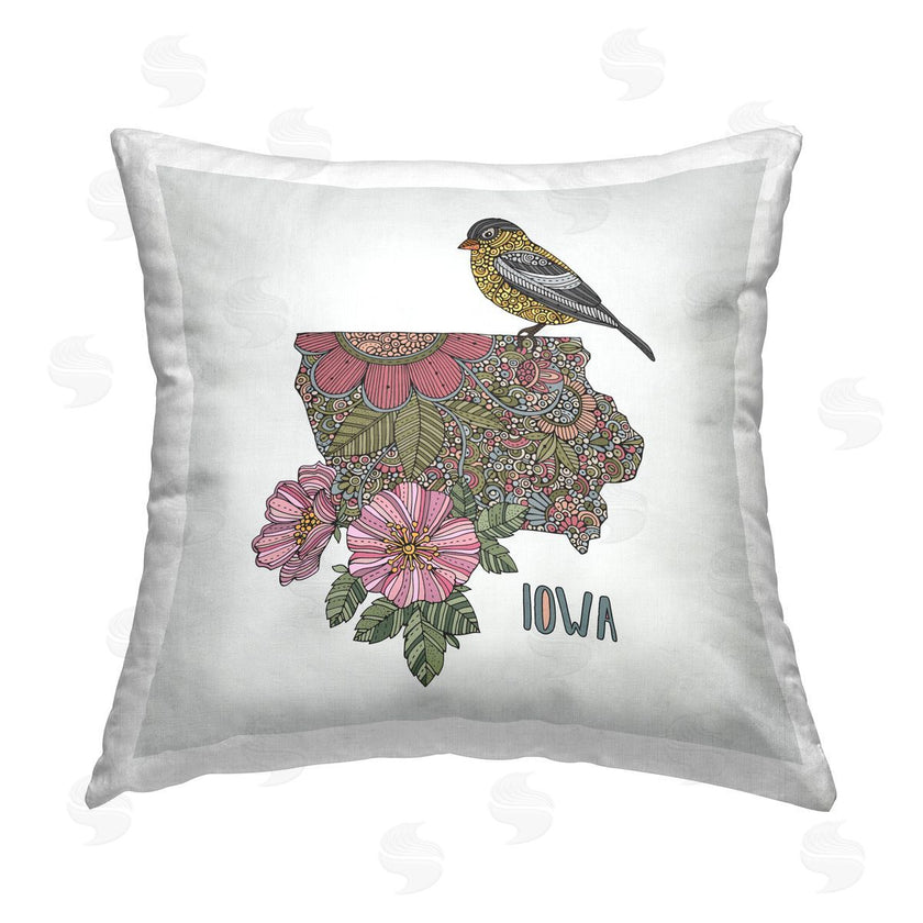 Valentina Harper | Iowa State Bird & Flower Patterned