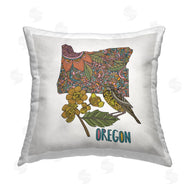 Valentina Harper | Oregon State Flower Patterned Bird