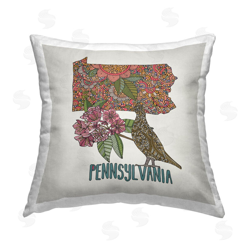 Valentina Harper | Pennsylvania Floral Pattern Bird