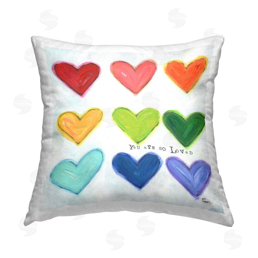Alli Rogosich | You Are So Loved Rainbow Hearts