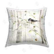 Sally Swatland | Rustic Bird Perched Grain Pattern