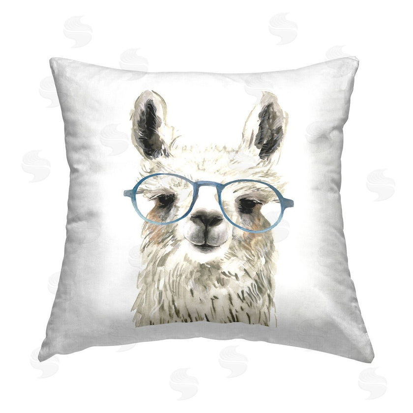 Victoria Borges | Funny Llama Blue Glasses