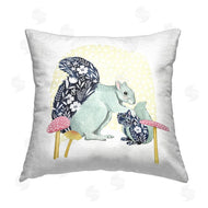 Grace Popp | Patterned Squirrels and Mushrooms