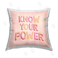 Grace Popp | Know Your Power Pink Phrase