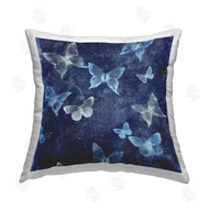 Tim O'Toole | Abstract Blue Butterflies Pattern