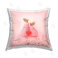 Lemon & Sugar | Romantic Pink Pears Smiling Heart