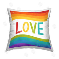 Amanda Houston | Patterned Rainbow Love Stripes