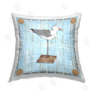 Emma Leach | Coastal Seagull Bird Rustic Border