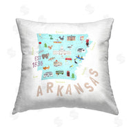 Carla Daly | Casual Arkansas Landmarks Map