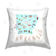 Carla Daly | Casual Arkansas Landmarks Map