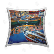 Daniela Corallo | Vivid Boats Floating on Water