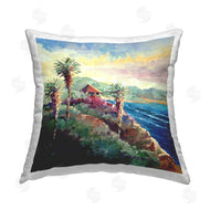 Bill Drysdale | Coastal Beach Hut Tropical Palms