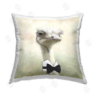 Karen Smith | Ostrich Monocle Bowtie Funny Bird