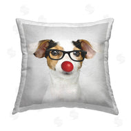 Karen Smith | Funny Dog Red Nose Glasses Animal
