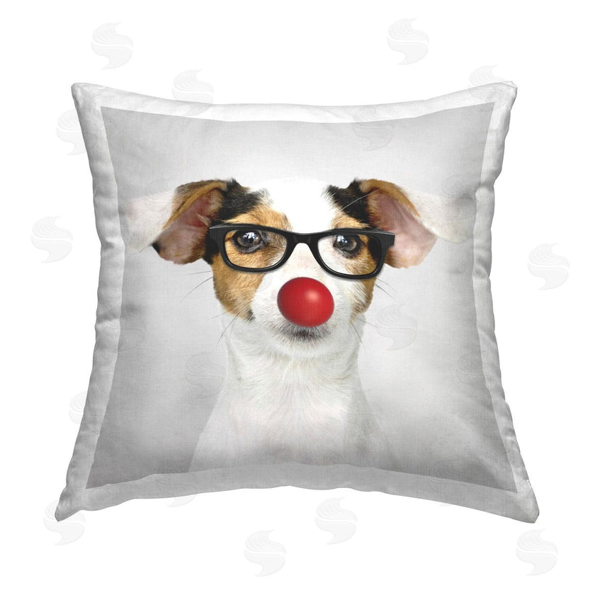 Karen Smith | Funny Dog Red Nose Glasses Animal