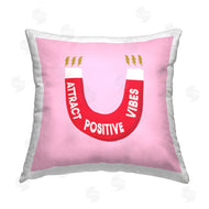 Ashley Singleton | Attract Positive Vibes Pink Magnet