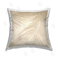 Stupell Studio | Beige Palm Leaves Shadow Silhouette