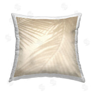 Stupell Studio | Beige Palm Leaves Shadow Silhouette