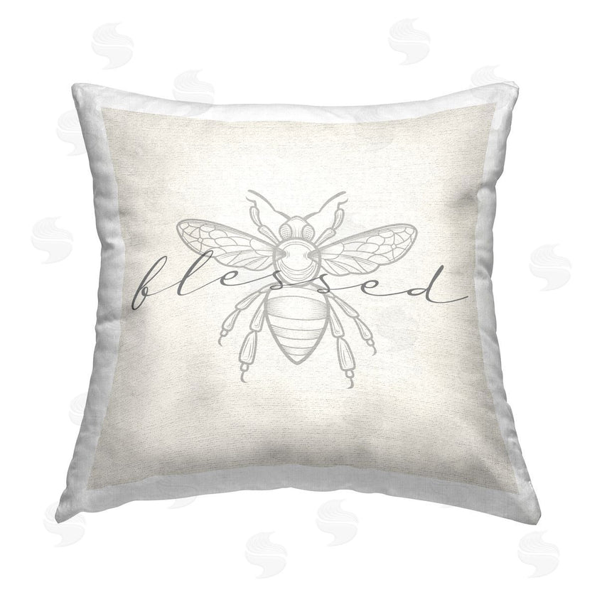 Stupell Studio | Blessed Bumble Bee Neutral Hue