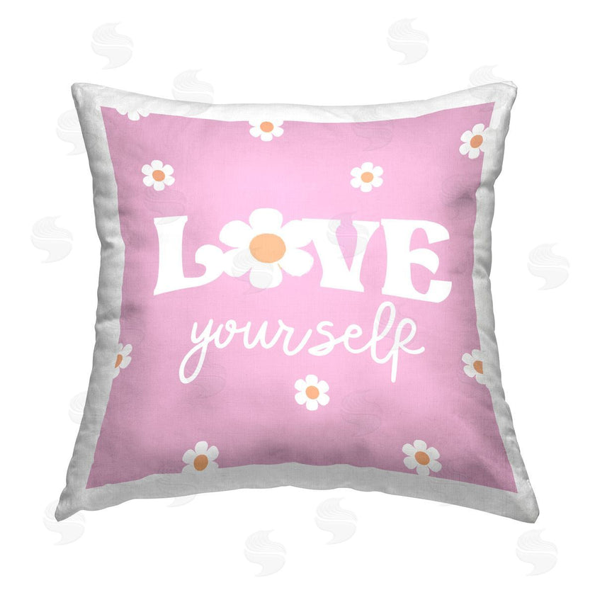 Lula Bijoux & co. | Love Yourself Pink Daisies Phrase