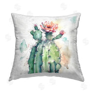 Ziwei Li | Desert Cactus Watercolor Flower