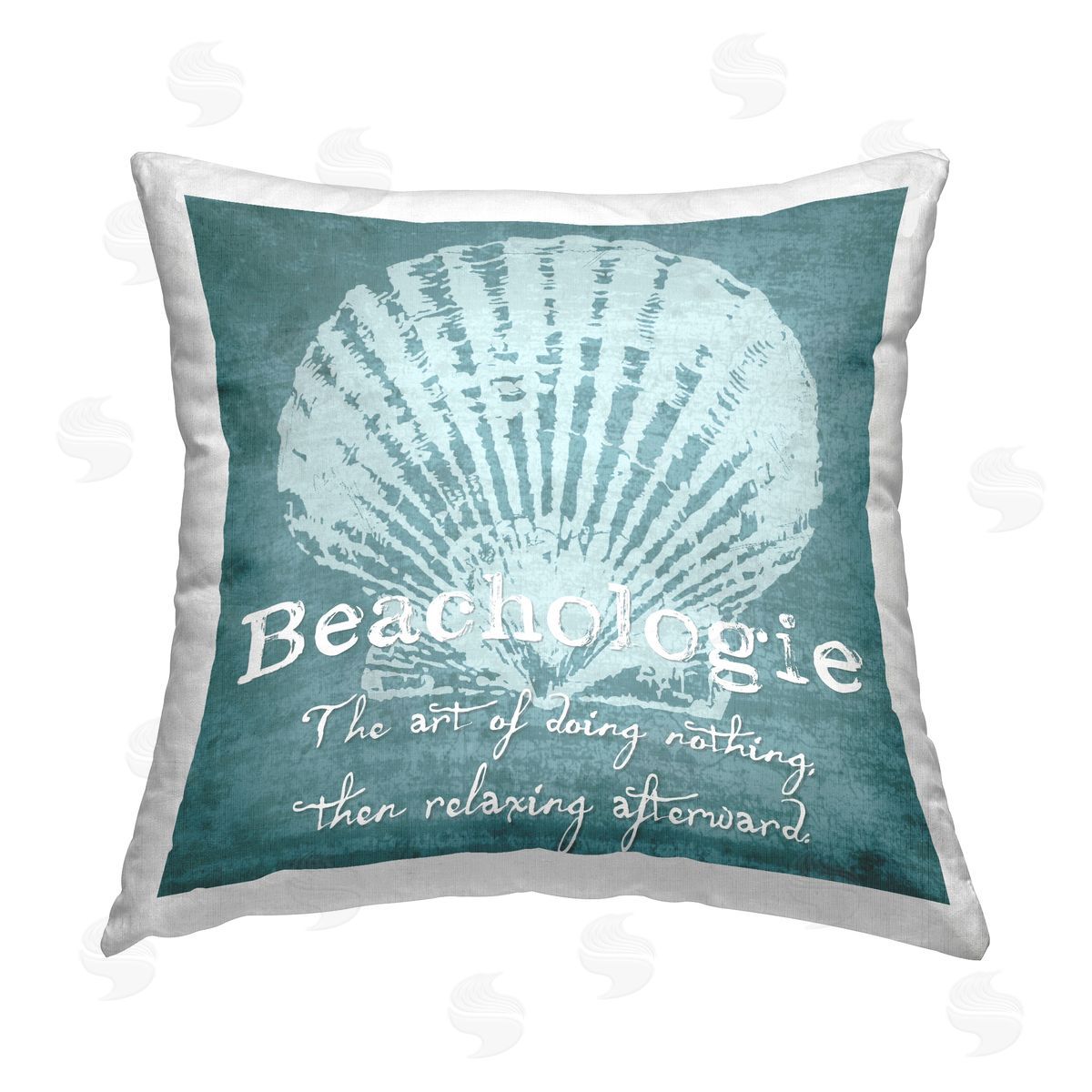 Beachologie Art of Doing Nothing Decorative Printed Pillow, Home Decor by Graffi*Tee Studios