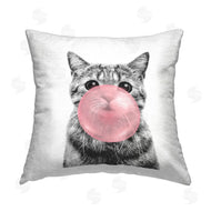 Elephant Stock | Cat With Bubblegum Portrait